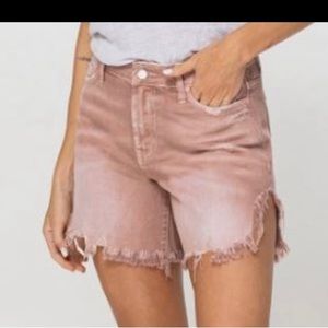 Vervet High Rise Cut off Shorts